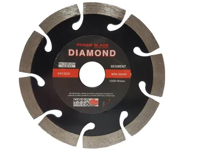 Obrázek produktu pro Diamantový kotouč SEGMENT 125 mm x 10 mm x 22,2 mm 04112