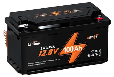 Image de Batterie LiFePO4, connectivité Bluetooth, design compact, noir