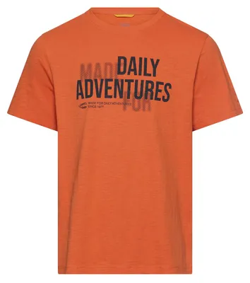 Produktbild von Camel Active Übergrößen T-Shirt Frontprint orange