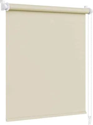 Productafbeelding van Verduisterend Rolgordijn zonder Boren - 80 x 230 cm - Beige