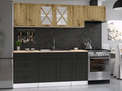 Obrázek produktu pro Kuchyňská linka MARGID 240cm - Dub artisan + grafit