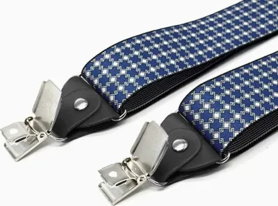 Zdjęcie produktu dla Eleganckie męskie szelki do spodni, szerokość 3,5 cm, regulowana długość 74-115 cm, ekologiczna sztuczna skóra