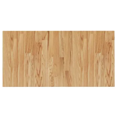 Immagine prodotto di Piano Bagno Marrone Chiaro 80x40x1,5cm Legno Massello Trattato
