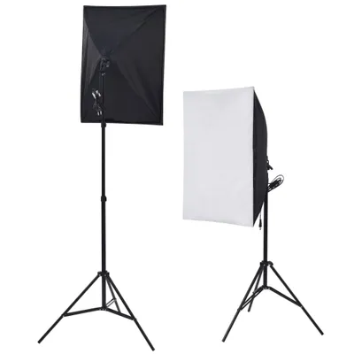 Immagine prodotto di Kit Studio Fotografico con Luci Softbox Fondale e Riflettore