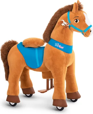 Produktbild von PonyCycle Modell E Reitpferd auf Rollen Reit Einhorn Pferd Reiten Spielzeug - E437