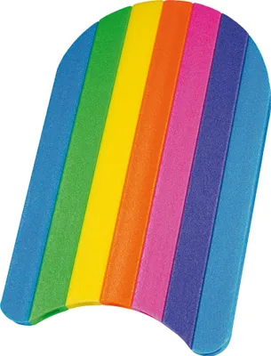 Produktbild von Grevinga® Schwimmbrett Rainbow, Klein, aus PE-Schaum, mit gutem Auftrieb, ca. 135 g