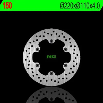 Produktbild von Ng Bremsscheibe Vorne Für Ktm 50 Exc '90-'93, Hinten Mz 125Rt '99-'02 (220X110X4) (6X6,5Mm)