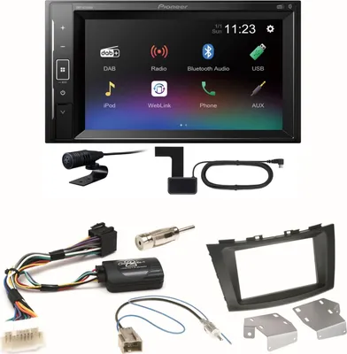 Produktbild von Pioneer DMH-A240DAB DAB+ Bluetooth Einbauset für Suzuki Swift Sport FZ NZ