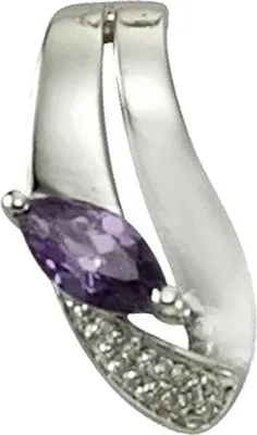 Produktbild von KISMA Schmuck Anhänger für Ketten lila Sterling Silber 925 D2KIH0110-019