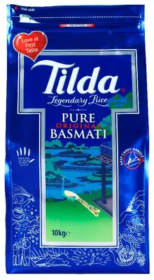Obrázok produktu pre Tilda Pure Original Basmati ryža 10 kg Basmati ryža s dlhými zrnami