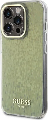 Produktbild von Guess iPhone 15 Pro Max Back cover case - IML FACETED MIRROR DISCO - Gold