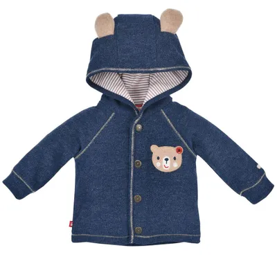 Produktbild von BONDI Baby Jacke "Bär" mit Kapuze 93760 | Navy Größe: 68