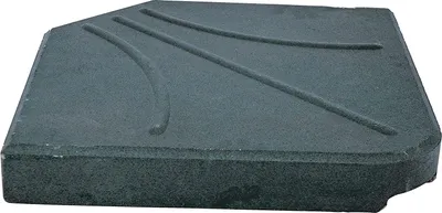 Produktbild von Betonplatte Viereckig für Ampelschirm 25kg schwarz