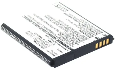 Produktbild von Akku für Alcatel MW40V Li-Ion 3,7 Volt 1650 mAh schwarz