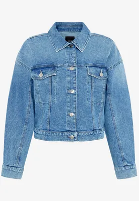 Produktbild von Jeansjacke kurz mit Knopfleiste