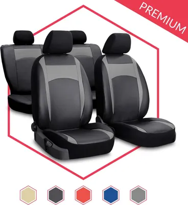 Produktbild von Sitzbezüge Auto Universal Schonbezug Autositzbezüge für Dacia Duster II Grau Set