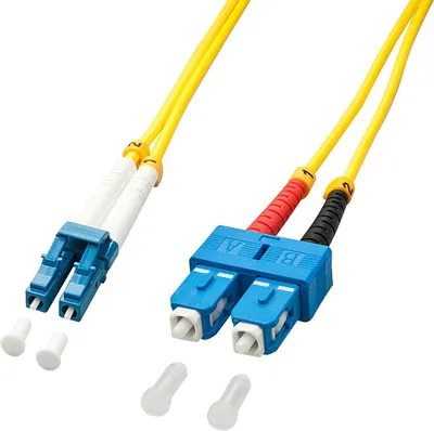 Produktbild von LINDY LWL-Duplexkabel LC/SC OS2 2m 9/125æm Singlemode
