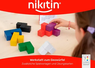 Produktbild von Das Nikitin Material. N5 Geowürfel: Werkstatt Übungskarten und Spielvorlagen