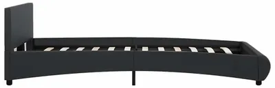 Obrázok produktu pre vidaXL Posteľ s LED osvetlením bez matraca čierna 120x200 cm