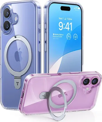 Produktbild von Torras Ostand Series für iPhone 16 Clear Handyhülle