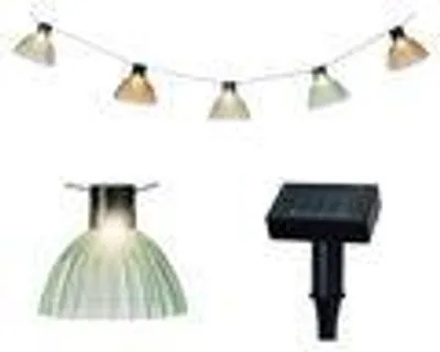 Produktbild von Solar Party-Beleuchtung Plastik 10 LED L.450cm multi/warm weiß