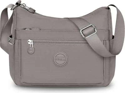 Produktbild von VOBUKE Umhängetasche Damen Mittelgroß Wasserdicht Nylon Crossbody Bag Schwarz