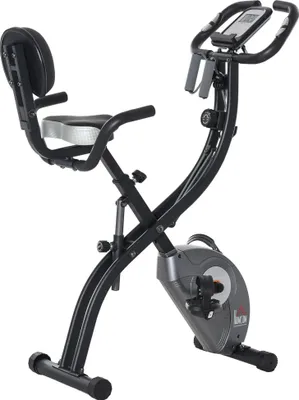 Image de Vélo d'appartement Vélo - Ergomètre - Masse d'inertie 1,5 kg - Résistance réglable - Sans écran - Sans Bluetooth - Avec haut-parleurs