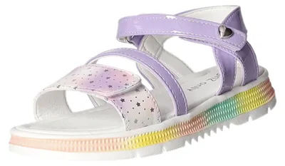 Produktbild von girlZ onlY Kinder-Mädchen-Sandalette Lila-Mehrfarbig, Farbe:blau, EU Größe:32