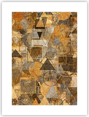 Produktbild von Poster - Poster ohne Rahmen - Abstraktion modern - 30x40 cm - Wand Bild - Wanddeko - Wandbilder - Kunstposter - Wandposter - Bilder - Kunstdruck - Wanddekoration - Wandbild - P2XPA30x40-4021