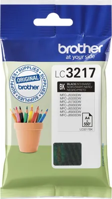 Immagine prodotto di Brother LC3217BK - Nero - Originale - Cartuccia d'inchiostro - per Brother MFC-J6530DW, MFC-J6930DW (LC3217BK)