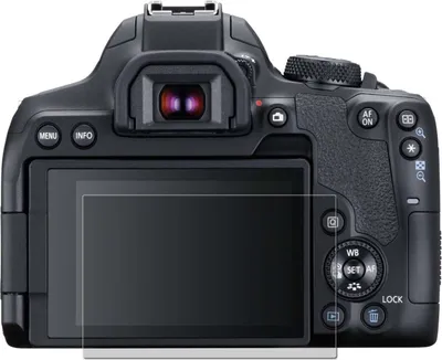 Produktbild von 3x Schutzfolie Canon EOS 850D Antireflex Displayschutzfolie Antibakteriell