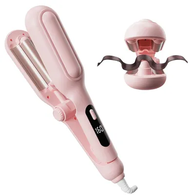 Produktbild von 42 W Lockenstab,Deep-Wave-Styler mit Keramikbeschichtung,3 Heizstufen,gleichmäßige&schnelle Erwärmung,wärmeisolierter Griff,ideal für Reisen & Alltag