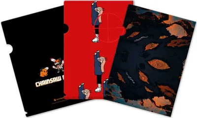 Produktbild von Sakami Merchandise Chainsaw Man Klarsichthüllen 3er-Set