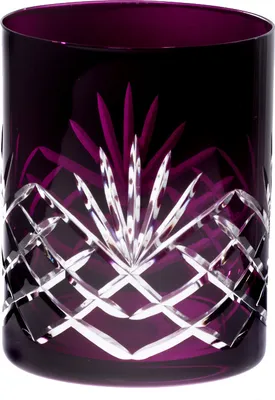 Produktbild von Whiskyglas Handgeschliffen Laura 300ml Lila