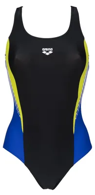 arena Badeanzug Damen W Threefold V Back chlorresistent