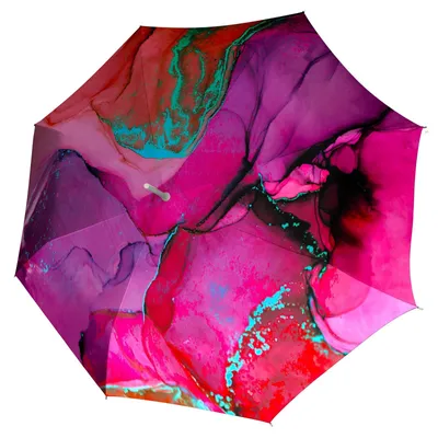 Immagine prodotto di doppler ombrello a bastone ombrello Carbonsteel Long AC Marble Pink rosa multicolore