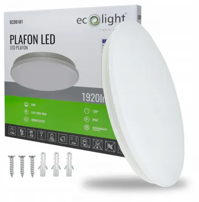 Image de Plafonnier rond IP44 LED 24W  EC20101 Ecolight