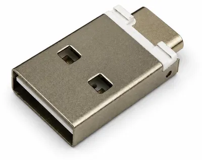 Produktbild von USB-A Stecker auf USB-C Buchse Power Adapter, 5V Stromversorgung ohne Datenübertragung
