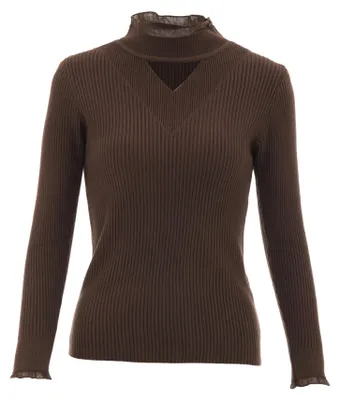 Immagine prodotto di Maglione lavorato a maglia da donna LUREA - Marrone, XS/S