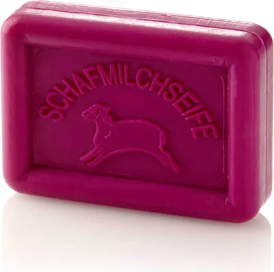 Produktbild von Ovis Schafmilchseife Waldbeere, 100% Bio, für die tägliche Dusche, eckig, 100 g