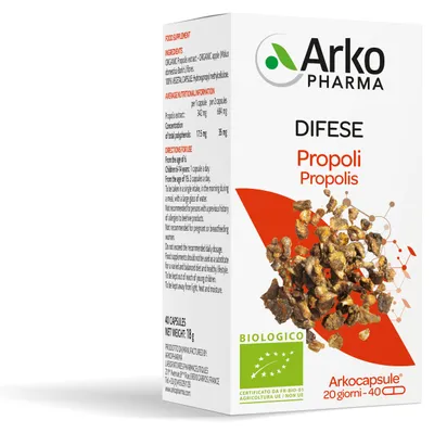 Immagine prodotto di Arkopharma Propoli Bio 40 Capsule