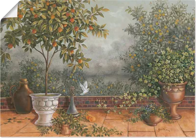 Produktbild von ARTland Poster Garten I Größe: 100x70 cm