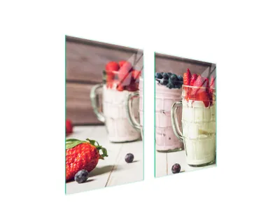 Produktbild von Glasschutzplatte Für Küche 65X52 Dessert