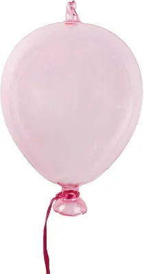 Produktbild von Clayre & Eef Deko-Anhänger Ballon Ø 10x17 cm Rosa Glas