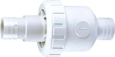 Produktbild von Rückschlagventil PVC 32/38 mm für Sandfilteranlagen, verhindert Pumpen-Leerlauf
