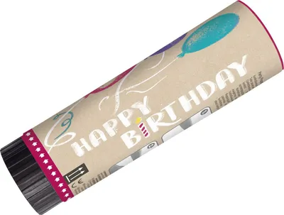 Produktbild von 2 Birthday Wishes Konfetti Kanonen - Amscan 9904423
