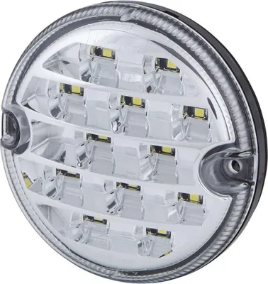 Zdjęcie produktu dla Tylne światło cofania 24 V LED HELLA uniwersalne do różnych pojazdów.