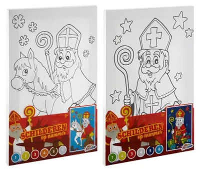 Imagen del producto de Sinterklaas -Leinwand Malerei nach Nummer