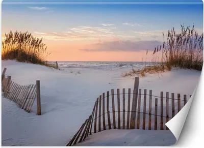 Produktbild von Vlies fototapete Strand an der Ostsee 150x105 cm Feeby Beige inkl. Kleber einfache Montage