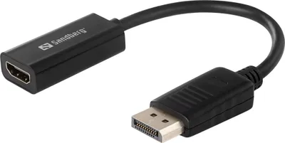 Zdjęcie produktu dla Sandberg Adapter DisplayPort>HDMI, DisplayPort, HDMI, Męska, Żeńska, 1.3a, Czarny